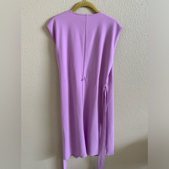 ALFANI Cap-sleeve Lavender Wrap Dress 🌴 - Picture 3 of 10
